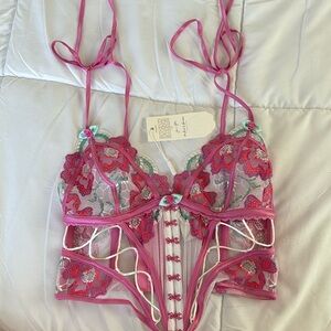 NWT For Love & Lemons Festival Bustier Corset